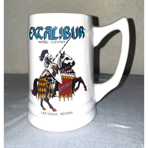 Excalibur Hotel Casino Las Vegas Vintage Ceramic Beer Stein Collectible Mug - Picture 2 of 5